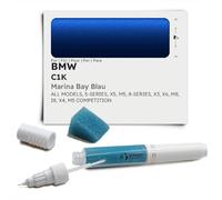 Genuine Colors Stylo de Retouche MARINA BAY BLAU C1K pour BMW Bleu 5-SERIES X5 M5 8-SERIES X3 X6 M8 I8 X4 COMPETITION