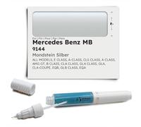 Genuine Colors Stylo de Retouche MONDSTEIN SILBER 9144 pour Mercedes Benz MB Argent E CLASS A-CLASS CLS A AMG GT B CLA GLA CLA-COUPE EQB GLB EQA