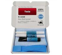 Genuine Colors Stylo de Retouche NEW RED SUNSET MULTICOAT R-102E pour Tesla Rouge MODEL S 3 X Y
