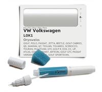 Genuine Colors Stylo de Retouche ORYXWEISS L0K1 pour VW Volkswagen Argent GOLF POLO PASSAT JETTA BEETLE CABRIO Q5 SHARAN Q7 TIGUAN TOUAREG SCIROCCO TOURAN MULTIVAN GTI R EOS CC UP ATLAS VARIANT ARTEON
