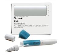 Genuine Colors Stylo de Retouche PEARL WHITE ZNL pour Suzuki Blanc SWIFT ALTO SX4 SPLASH ESCUDO S-CROSS