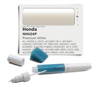Genuine Colors Stylo de Retouche PREMIUM WHITE NH624P pour Honda Blanc CIVIC ACCORD CR-V ODYSSEY LEGEND INTEGRA FIT PRELUDE INSIGHT JAZZ ELEMENT HYBRID PASSPORT CR-Z STEP WAGON 5DR 4DR BRIO TOURER N-