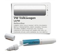 Genuine Colors Stylo de Retouche REFLEXSILBER LA7W pour VW Volkswagen Argent CABRIO GOLF POLO PASSAT JETTA COLORADO BEETLE TRANSPORTER CADDY SHARAN TIGUAN TOUAREG RABBIT PHAETON FOX TOURAN CARAVELLE M