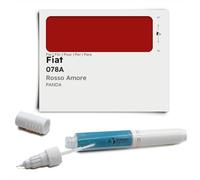 Genuine Colors Stylo de Retouche ROSSO AMORE 078A pour Fiat Bordeaux PANDA