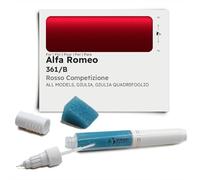 Genuine Colors Stylo de Retouche ROSSO COMPETIZIONE 361 B pour Alfa Romeo Bordeaux GIULIA QUADRIFOGLIO