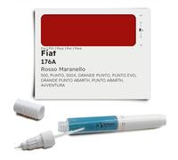 Genuine Colors Stylo de Retouche ROSSO MARANELLO 176A pour Fiat Bordeaux 500 PUNTO 500X GRANDE EVO ABARTH AVVENTURA