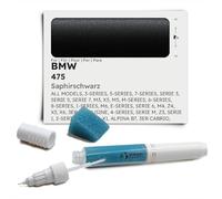 Genuine Colors Stylo de Retouche SAPHIRSCHWARZ 475 pour BMW Noir 3-SERIES 5-SERIES 7-SERIES SERIE 3 5 7 M3 X5 M5 M-SERIES 6-SERIES 8-SERIES 1-SERIES M6 E-SERIES 6 M4 Z4 X3 X6 3ER LIMOUSINE 4-SERIES M