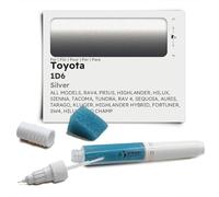 Genuine Colors Stylo de Retouche SILVER 1D6 pour Toyota Argent RAV4 PRIUS HIGHLANDER HILUX SIENNA TACOMA TUNDRA RAV 4 SEQUOIA AURIS TARAGO KLUGER HYBRID FORTUNER SW4 VIGO CHAMP