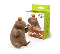 Genuine Fred CAPYBARAHHH - Infuseur à thé en forme de Capybara - Joli motif Capybara - Pour thé en vrac, flexible, facile à nettoyer, en silicone, cadeau amusant pour les amateurs de thé, gadget de