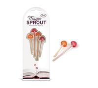 Genuine Fred Magic Sprout Lot de 4 marque-pages en forme de champignon