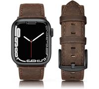 Genuine Leather Strap Compatible With Apple Watch 42mm 44mm 45mm 46mm Men And Women, Replacement Strap Compatible With Iwatch Series 1 To 10