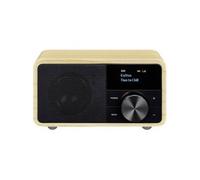 Genuine Mini DDR-7 Radio de table DAB+, FM AUX, Bluetooth bois