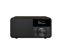 Genuine Mini DDR-7 Radio de table DAB+, FM AUX, Bluetooth marron foncé