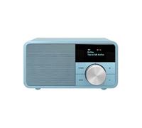 Genuine Mini DDR-7 Radio de table DAB+, FM AUX, Bluetooth turquoise
