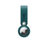 Genuine / Officiel Apple AirTag Bracelet En Cuir - Vert Foncé - Neuf