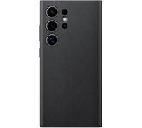 Genuine Officiel Samsung Galaxy S24 Ultra Coque Arrière Cuir Végétal Noir