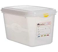Genware 12420 Boîte de rangement, 1/4 GN, 150 mm profond, 4.3 L (Lot de 6)