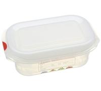 Genware NEV-12340 GN Lot de 6 boîtes de rangement 1/9 65 mm de profondeur 0,6 l