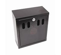 Genware nev-at-wm-blk Cendrier mural d'extérieur, noir