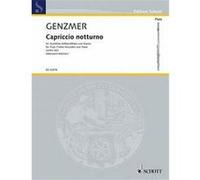 Genzmer Harald Capriccio Notturno Gewv263 - Flute (Ou Flute Alto)/Piano G