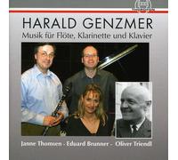 Genzmer: Music for Flute, Clarinet and Piano [Import]