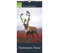 GEO - Faszination Natur 2026 - Wandkalender 22x45 cm, 12 Monatsblätter mit hochwertigen Naturfotografien, deutsches Kalendarium & Spiralbindung: Wandkalender