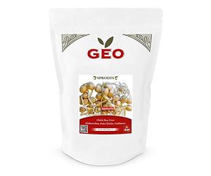 GEO Graines à Germer - Pois Chiche - Graines à Cultiver Bio pour Salades et Plats avec Germination Rapide pour Culture en Germoir - 500g