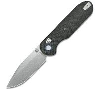 GEO Knife Ethereal Cutter SW M390 Blade Black Carbon Fiber