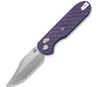 GEO Knife Ethereal Cutter SW M390 Blade Purple G10