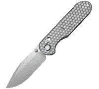 GEO Knife Ethereal Cutter SW M390 Blade SW Ti Drop Point