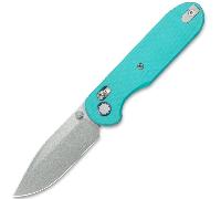 GEO Knife Ethereal Cutter SW M390 Blade Tiffany Blue G10