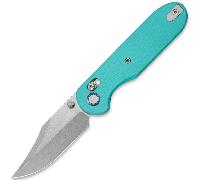 GEO Knife Ethereal Cutter SW M390 Blade Tiffany Blue G10