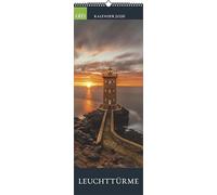 GEO Leuchttürme 2026 - Wand-Kalender - Poster-Kalender - 25x69