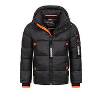 Geo Norway Calix Men - Doudoune Matelassée Homme Veste Manteau Chaud Doublure Hiver Hommes - Blouson Coupe Vent Manches Longues