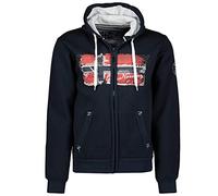 GEO Norway Gayto Men Homme Sweatshirt à Capuche, Marine, L