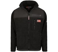 Geo Norway Veste polaire homme chaude et épaisse, veste polaire homme zippée - Vetement parfait pour l’hiver, au travail, faire du ski -Vêtements hommes (as4, alpha, m, regular, regular, Noir)