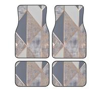 Géo Or Rose,Lot de 4 Tapis de Sol pour Voiture, Tapis de Sol antidérapants pour véhicule