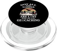 Geocaching Product: Not All Who Wander are Lost Geocacher PopSockets PopGrip pour MagSafe