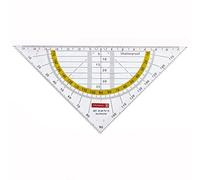 Brunnen 104975701 Geometrie-Dreieck / Geodreieck (für Schule und Büro 16 cm, mit