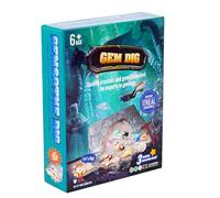 GeoDiscover Kit d'excavation pour enfants à partir de 6 ans - Fossiles et minéraux archéologie jouet avec véritables cristaux - Jeu éducatif dinosaures - Cadeau pour garçons et filles
