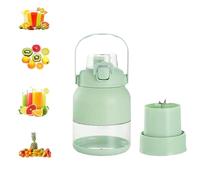 Geoet Electric Juicer, Bpa Free Electric Citrus Juicer, Portable Blender Cup, Multifunctional Large-Capacity Wireless Blenders Rechargeable, Personal Travel Press Juicer Cups (Green)