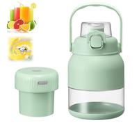 Geoet Electric Juicer, Electric Citrus Juicer 28 Oz, With Straw and Two Lids, Portable Blender for Smoothies, Shakes, Food, Personal Travel Cold Press Juicer Bottle Cups