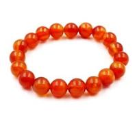 Geofossiles Bracelet cornaline 8 mm 558