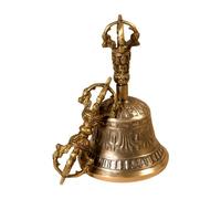 Geofossils Commerce Équitable Bouddhiste Cloche TIBÉTAINE DORJE Vajra Reiki Space CLEARING MÉDITATION IDÉE Cadeau SPÉCIALE