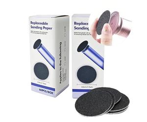GEOGIEEW 120 Disques de Papier de Verre Grain 120 pour Râpe Électrique Pieds | Compatible Scholl/Mediprem | Élimine Callosités & Peaux Mortes | Usage Maison/Pro | Pour Particuliers & Esthéticiennes