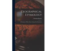 Geographical Etymology