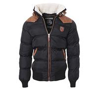 Geographical Norway Abraham Blouson Homme, Noir, FR (Taille Fabricant : XL)
