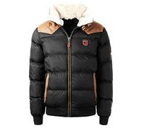 Geographical Norway Abraham Homme Veste d'hiver Veste Doudoune Matelassé GR. S-5XL - Noir, 5XL
