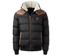 Geographical Norway Abramovitch Homme - Chaud Manteau de Fourrure Automne Hiver Homme Veste Manche Longue Windschnitt Parka Style Veste - Idéal Cadeau Hommes
