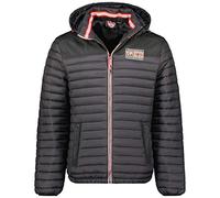 Geographical Norway Adalmo - Blouson Homme Hiver avec Capuche Ajustable - Chaud, Léger & Confortable - Zip Contrasté - Poches Pratiques - Style Urbain Outdoor - Casual Quotidien